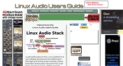 Desktop Screenshot of linux-audio.com